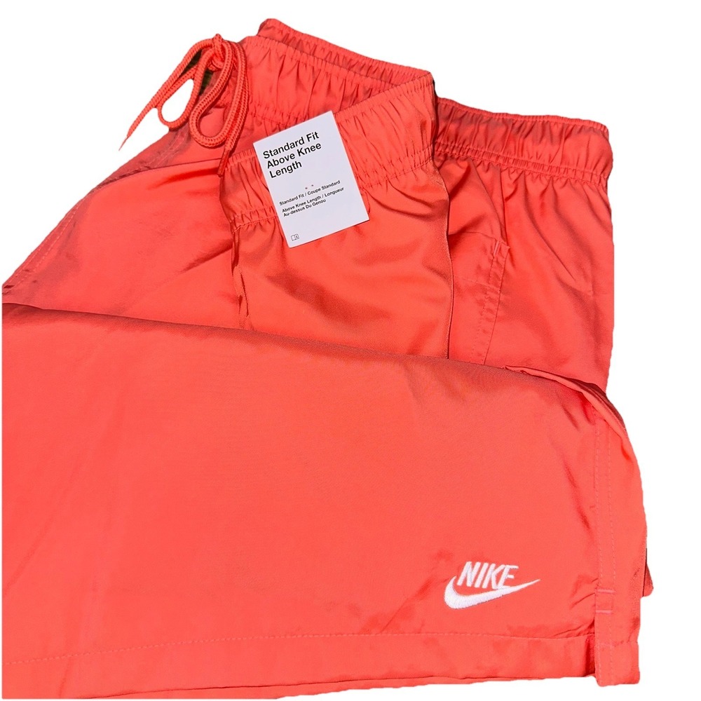 Nike Club Flow Shorts FN3307-814 Magic Ember Standard‎ Above Knee Men's XXL NWT